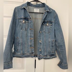 Old Navy Blue Jean Jacket Classic Style (gently worn, very good condition)